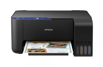 МФУ Epson L3151 с оригинальной СНПЧ и пигментными чернилами 100мл