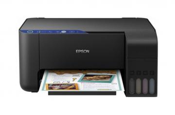 фото МФУ Epson L3151 с оригинальной СНПЧ и пигментными чернилами 100мл