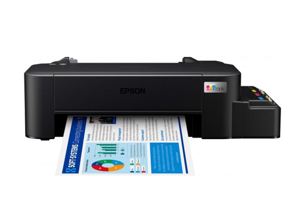 фото Принтер Epson L121 с оригинальной СНПЧ и пигментными чернилами 100мл - изображение 1