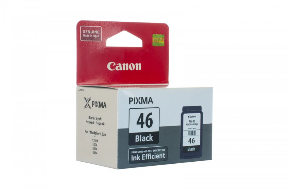 изображение Оригінальний картридж Canon PG-46 Black - зображення 1