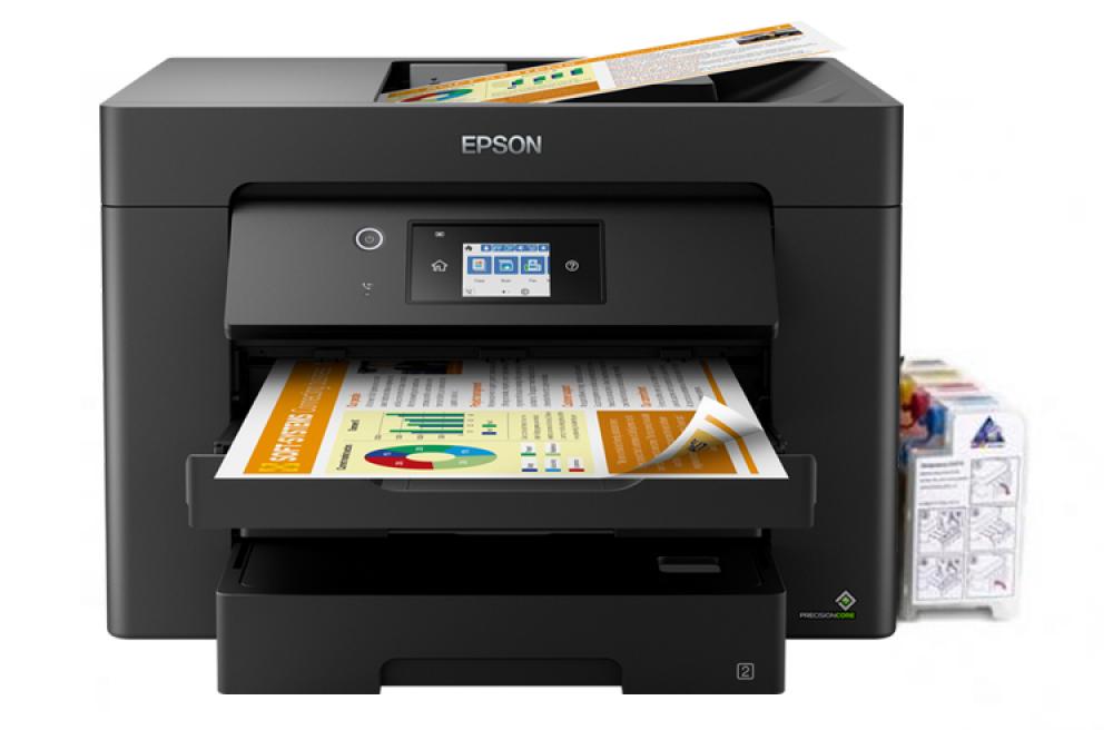 фото МФУ Epson Workforce WF-7830DTWF с СНПЧ и светостойкими чернилами 100мл - зображення 1