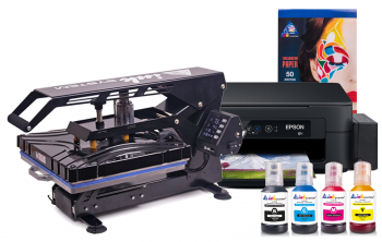 Планшетний термопрес INKSYSTEM SP AO3838 38*38 см та БФП Epson XP-2205 з набором для сублімаційного друку