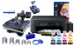 Термопресс INKSYSTEM SP Combo 11 38*38 см 11 в 1 и МФУ Epson XP-2205 с набором для сублимационной печати 2
