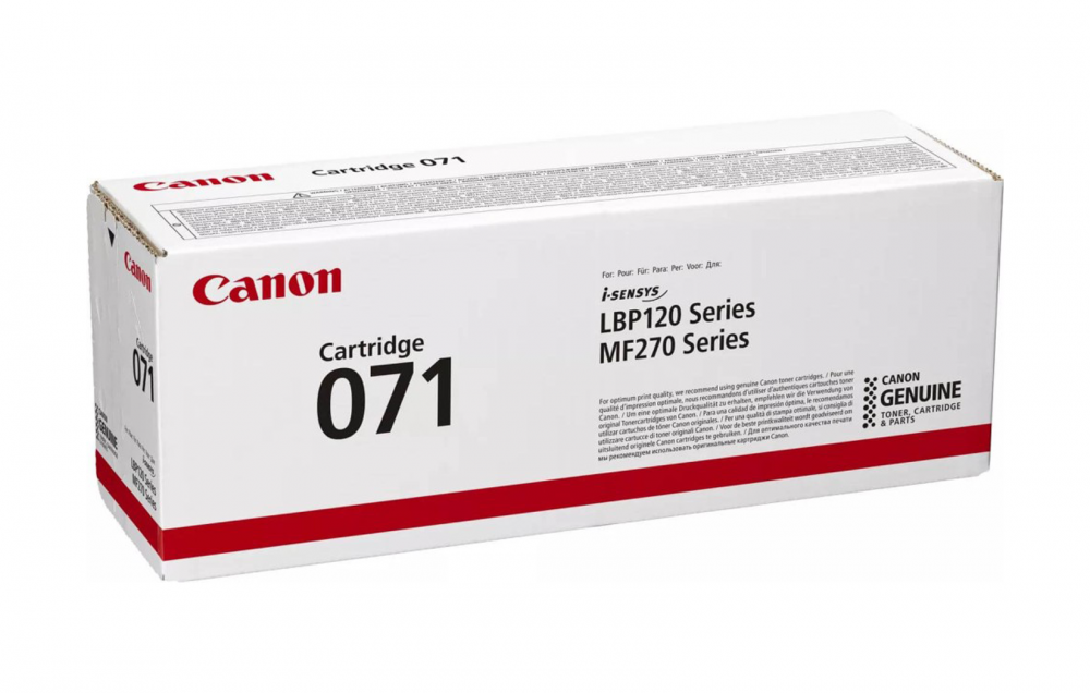 изображение Оригінальний картридж Canon 071 Black - зображення 1