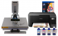 фото Планшетный термопресс INKSYSTEM P-3838+ 38*38 см и МФУ Epson L3210 с набором для сублимационной печати