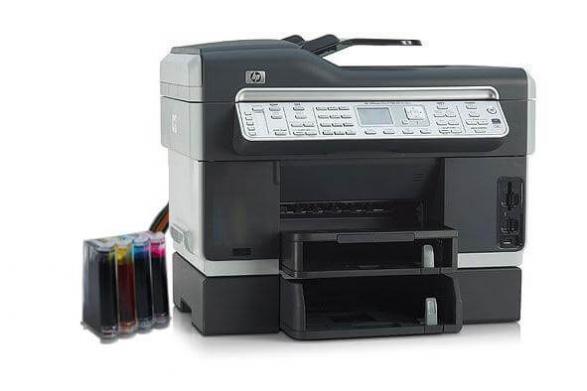 изображение БФП HP OfficeJet L7700 з СБПЧ та чорнилом