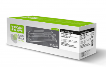 Лазерный картридж ColorWay для Canon MF651CW, MF655CDW, MF657CDW (067) (желтый)