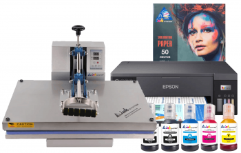 Планшетний термопрес INKSYSTEM P-4060 40*60 см та принтер Epson L11050 з набором для сублімаційного друку