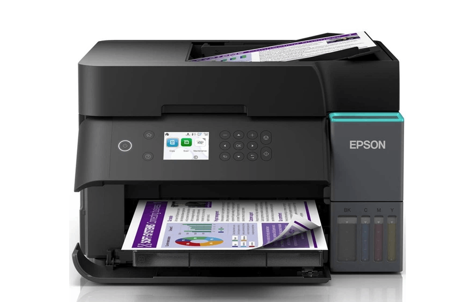 зображення БФП Epson L6370 з оригінальною СБПЧ та чорнилом