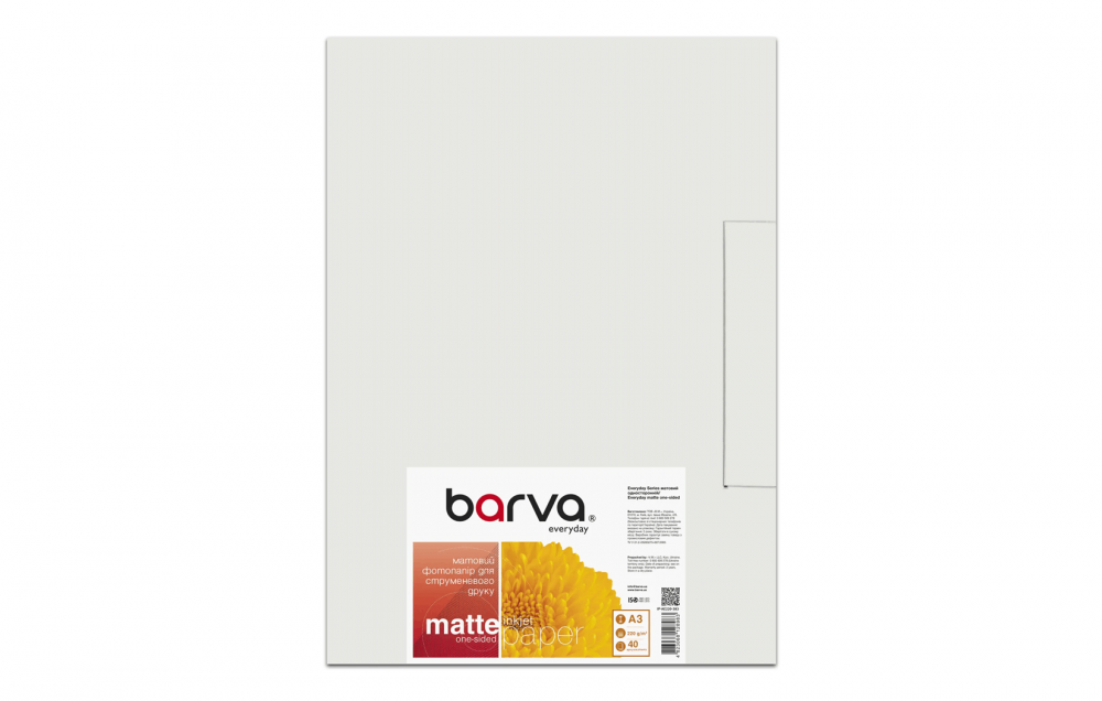 изображение Фотобумага Barva Matte Everyday 220g, A3, 40 листов