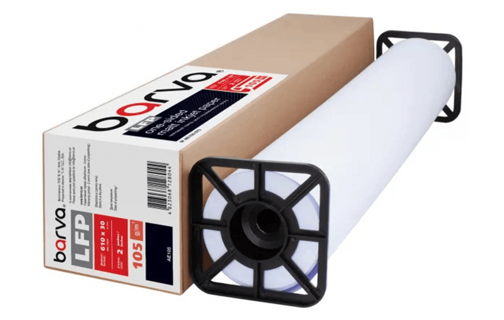 изображение Рулонная фотобумага Barva Matte 610мм*30м, 105 г/м2 LFP