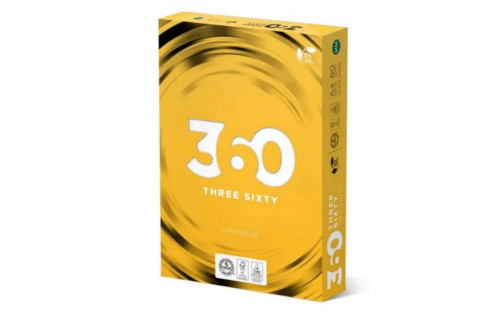 изображение Офисная бумага 360 Premium A4, 80g/m2, 500л
