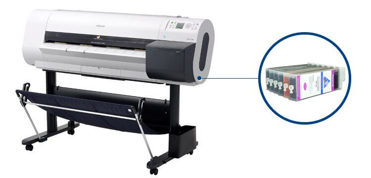 Плоттер Canon imagePROGRAF iPF710 с ПЗК и чернилами Плоттер Canon imagePROGRAF iPF710 с ПЗК и чернилами