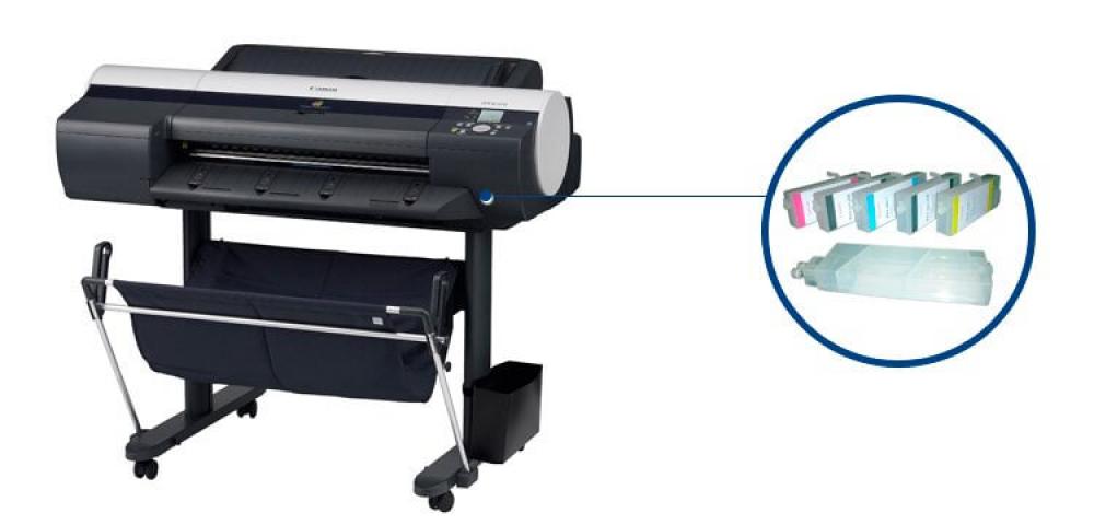 изображение Плоттер Canon image PROGRAF IPF6100 с ПЗК и чернилами - изображение 1