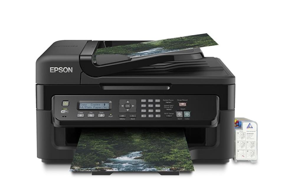 изображение БФП Epson WorkForce WF-2540 з СБПЧ та чорнилом - зображення 1