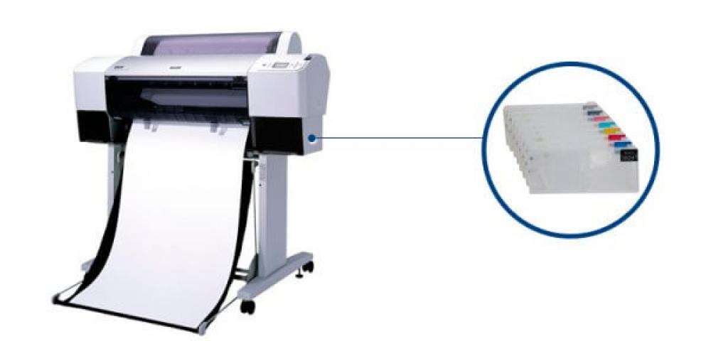 изображение Плоттер Epson Stylus Pro 7880 с ПЗК и чернилами - изображение 1