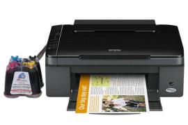 МФУ Epson Stylus TX117 с СНПЧ и чернилами