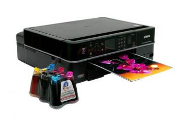 МФУ Epson Stylus Photo TX700W с СНПЧ и чернилами