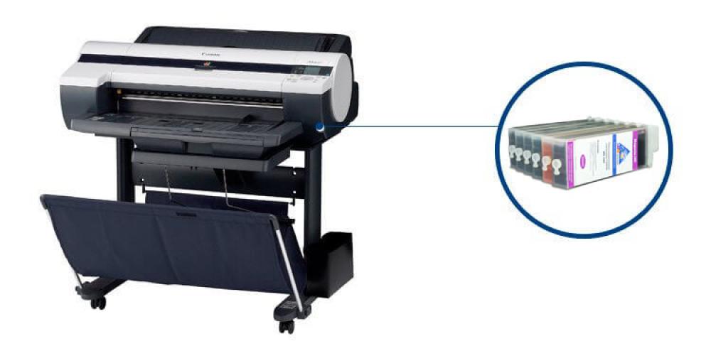 изображение Плоттер Canon imagePROGRAF IPF510 с ПЗК и чернилами - изображение 1