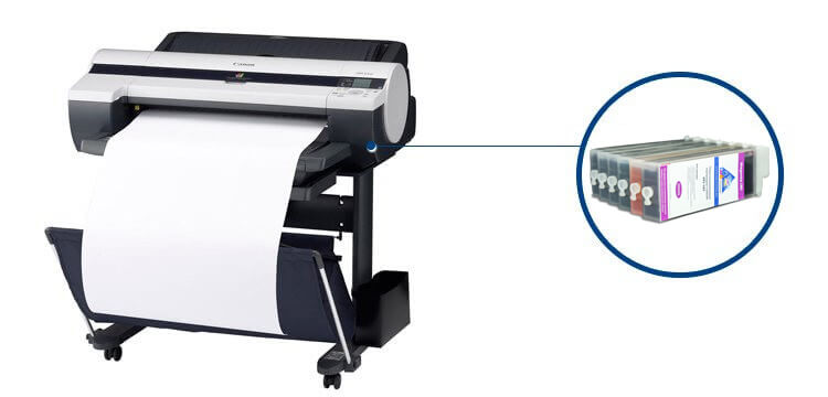 Плоттер Canon imagePROGRAF IPF600 с ПЗК и чернилами Плоттер Canon imagePROGRAF IPF600 с ПЗК и чернилами