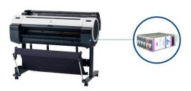 Плоттер Canon imagePROGRAF IPF750 с ПЗК и чернилами