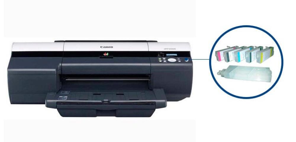 изображение Плоттер Canon imagePROGRAF IPF5000 с ПЗК и чернилами - изображение 1