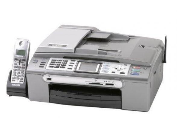 изображение МФУ Brother MFC-845CW с ПЗК и чернилами