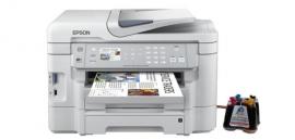 МФУ Epson WorkForce WF-3530DTWF с СНПЧ и чернилами