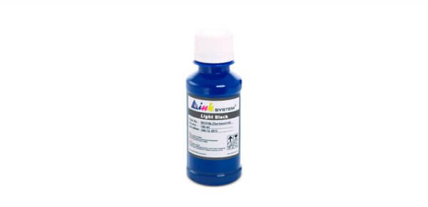 Чернила Light Black 100 мл. ультрахромные (Южная Корея) для принтеров Epson R2100