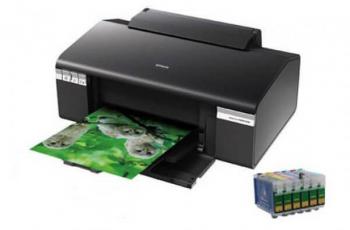 Цветной принтер Epson Stylus Photo R295 с ПЗК и чернилами