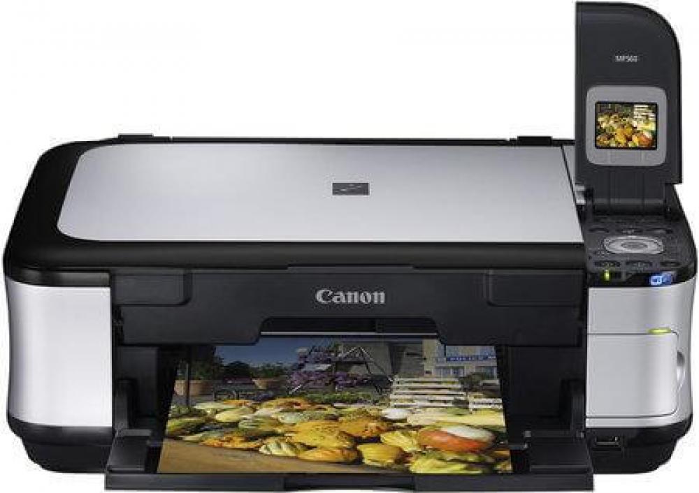 изображение МФУ Canon PIXMA MP560 с ПЗК и чернилами