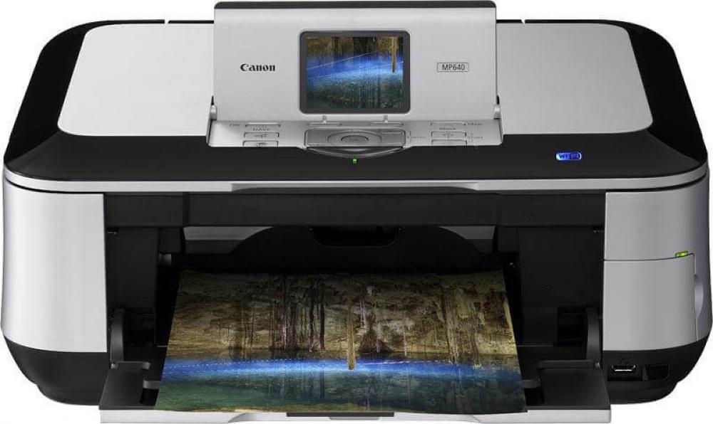 изображение МФУ Canon PIXMA MP640 с ПЗК и чернилами
