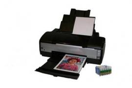 Цветной принтер Epson Stylus Photo 1410 с ПЗК и чернилами