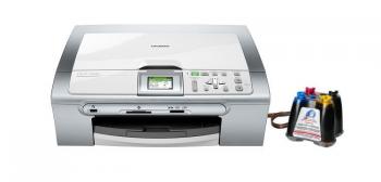 МФУ Brother DCP 350C с СНПЧ и чернилами МФУ Brother DCP 350C с СНПЧ и чернилами