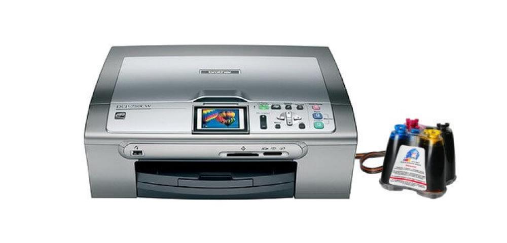 изображение БФП Brother DCP 750CN з СБПЧ та чорнилом - зображення 1
