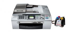 МФУ Brother MFC 465CN с СНПЧ и чернилами