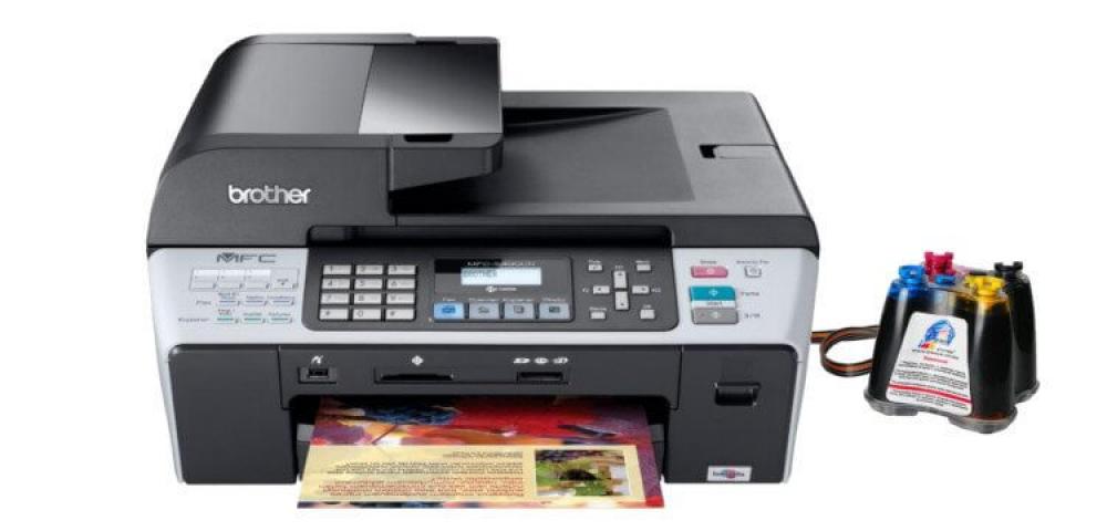 изображение БФП Brother MFC 5490CN з СБПЧ та чорнилом - зображення 1