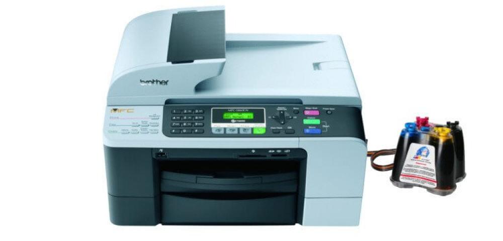 изображение БФП Brother MFC 5860CN з СБПЧ та чорнилом - зображення 1