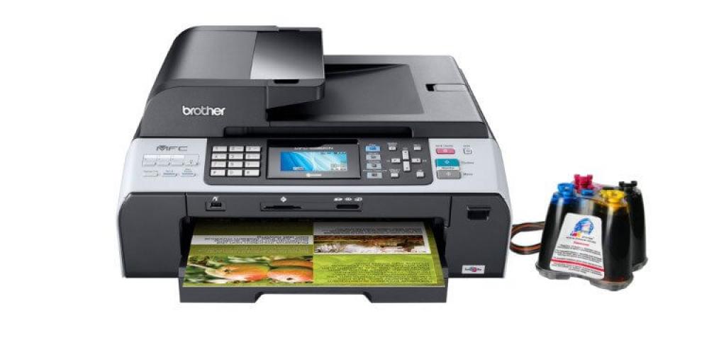 изображение БФП Brother MFC 5890CN з СБПЧ та чорнилом - зображення 1