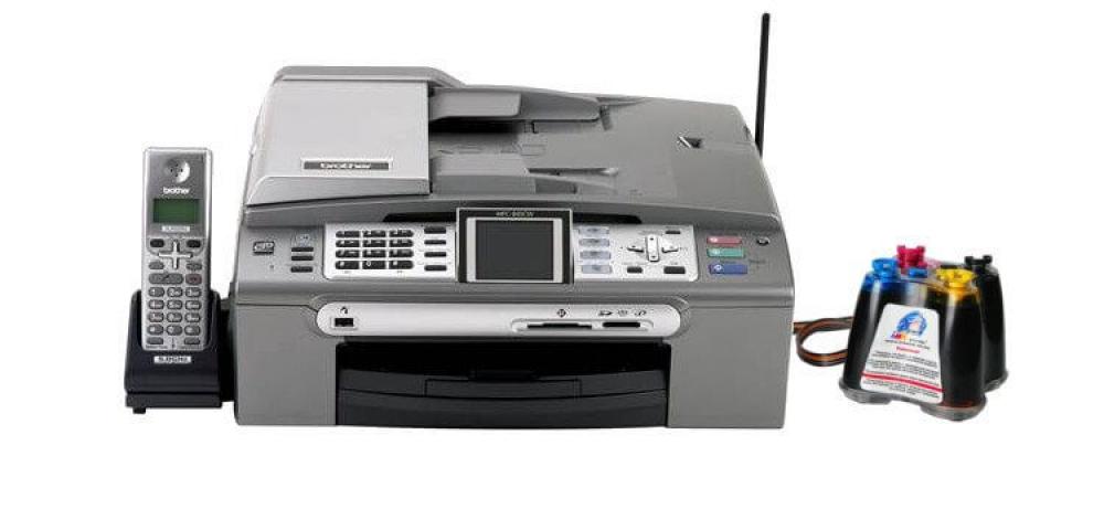 изображение МФУ Brother MFC 845CW с СНПЧ и чернилами - изображение 1