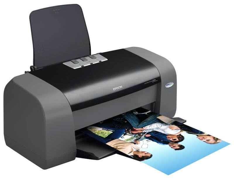 фото Принтер Epson Stylus D68 с СНПЧ и чернилами