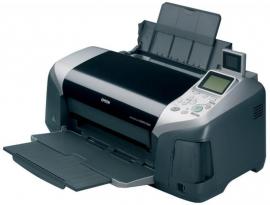 Принтер Epson Stylus Photo R320 с СНПЧ и чернилами