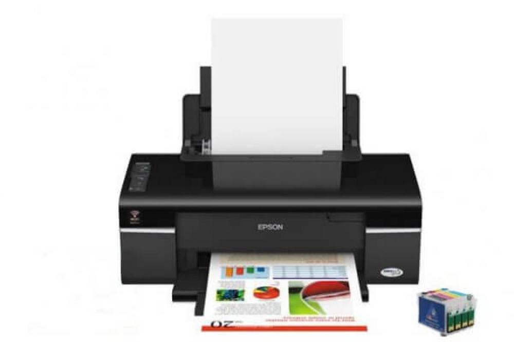 изображение Цветной принтер Epson Stylus Office T40W с ПЗК и чернилами - изображение 1