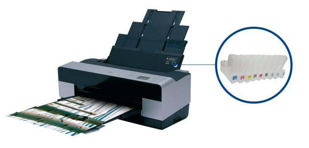 изображение Плоттер Epson Stylus Pro 3800 с ПЗК и чернилами - изображение 1