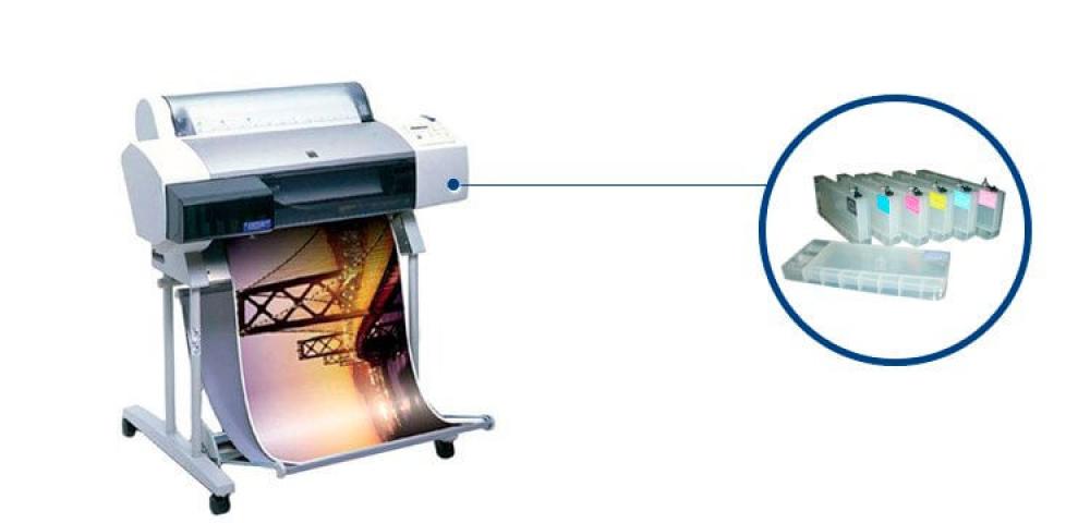 изображение Плотер Epson Stylus Pro 7000 з ПЗК та чорнилом - зображення 1