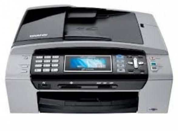 изображение МФУ Brother MFC 5460C с ПЗК и чернилами