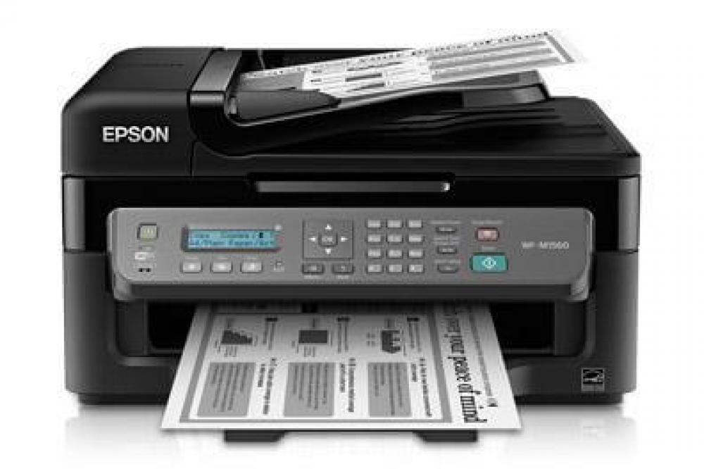 изображение МФУ Epson WorkForce WF-M1560 с СНПЧ и чернилами - изображение 1