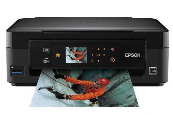 изображение МФУ Epson Stylus SX440W с ПЗК и чернилами