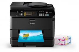 МФУ Epson WorkForce Pro WP-4540 с ПЗК и чернилами