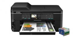 МФУ Epson WorkForce WF-7515 с ПЗК и чернилами